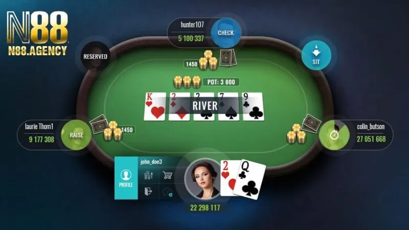 Luật chơi Poker tại cổng game trực tuyến